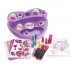 Paletina Glam Drawing Set Heart Shaped For Ages 3+