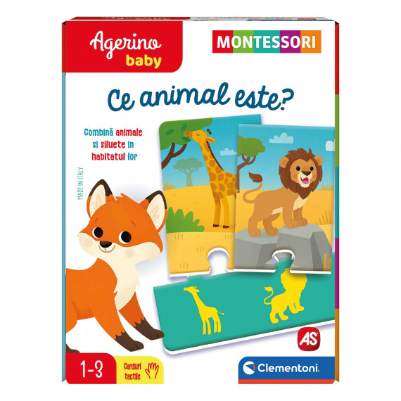Sapientino Baby Montessori Educational Game Animals & Shapes For 12-36 Months