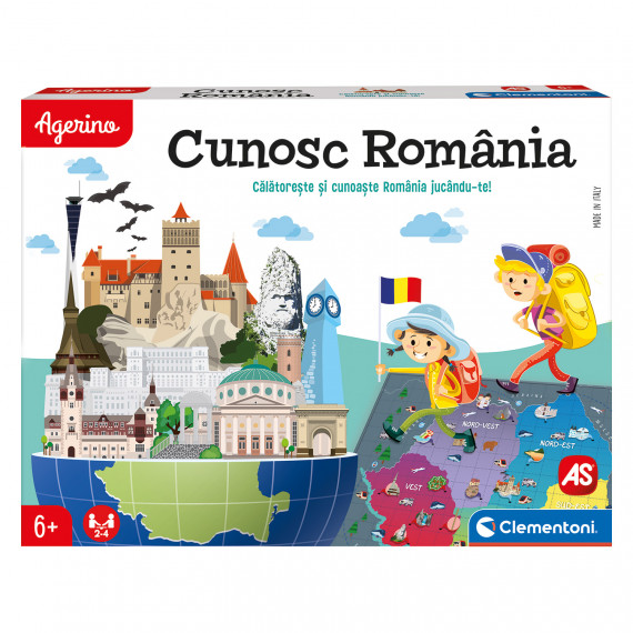 Sapientino Educational Game Discover Romania For Ages 6+
