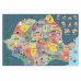 Sapientino Educational Game Romania Puzzle For Ages 4-6