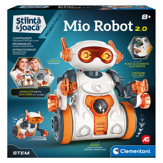 Science And Play Robotics Educational Game Robotics Laboratory Mio Robot 2.0 For Ages 8+