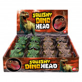 AS Squishy Dino Head In 2 Colors For Ages 3+