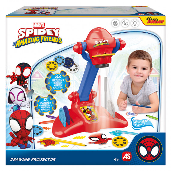 AS Painting Projector Marvel Spidey & His Amazing Friends For Ages 4+
