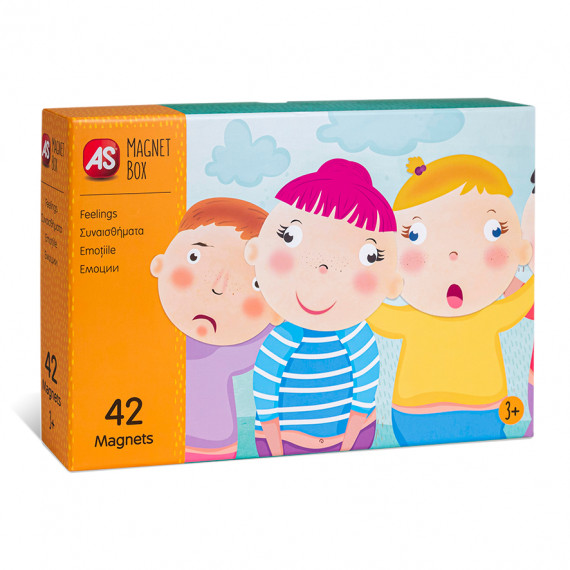AS Magnet Box Feelings 42 Educational Paper Magnets For Ages 3+