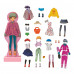AS Magnet Box Fashion Girl Dress-Up 40 Educational Wooden Magnets For Ages 3+