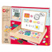 AS Magnet Box Wooden Magnetic Tabletop Double - Sided With 35 Educational Magnets For Ages 3+
