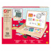 AS Magnet Box Wooden Magnetic Tabletop Double - Sided With 35 Educational Magnets For Ages 3+