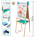 AS Magnet Box Wooden Magnetic Floor Board Mega Easel Deluxe 4 In 1 For Ages 3+