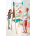 AS Magnet Box Wooden Magnetic Floor Board Mega Easel Deluxe 4 In 1 For Ages 3+