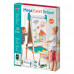 AS Magnet Box Wooden Magnetic Floor Board Mega Easel Deluxe 4 In 1 For Ages 3+