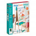 AS Magnet Box Wooden Magnetic Floor Board Mega Easel Deluxe 4 In 1 For Ages 3+