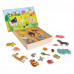 HappiHobbi Animals 45 Educational Paper Magnets For Ages 3+