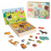 HappiHobbi Animals 45 Educational Paper Magnets For Ages 3+