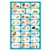 HappiHobbi Animals 45 Educational Paper Magnets For Ages 3+