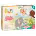 HappiHobbi Animals 45 Educational Paper Magnets For Ages 3+