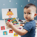 HappiHobbi Funny Faces 55 Educational Paper Magnets For Ages 3+