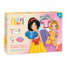 HappiHobbi Princesses Dress Up 34 Educational Paper Magnets For Ages 3+