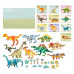 HappiHobbi Dinosaurs 45 Educational Paper Magnets For Ages 4+