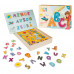 HappiHobbi Alphabet 97 Educational Paper Magnets For Ages 4+