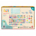 HappiHobbi Alphabet 97 Educational Paper Magnets For Ages 4+