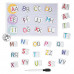 HappiHobbi Learn To Write 72 Educational Paper Magnets For Ages 5+