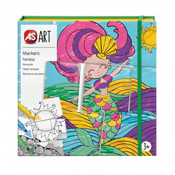 AS Art Markers Fantasy For Ages 3+
