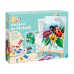 HappiHobbi Painting Workshop Acrylic Drawing Set With Wooden Easel For Ages 7+