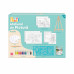 HappiHobbi Painting Workshop Acrylic Drawing Set With Wooden Easel For Ages 7+