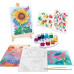 HappiHobbi Painting Workshop Aquarelle Drawing Set With Wooden Easel For Ages 7+