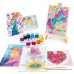 HappiHobbi Painting Workshop Aquarelle Drawing Set With Wooden Easel For Ages 7+