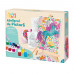 HappiHobbi Painting Workshop Aquarelle Drawing Set With Wooden Easel For Ages 7+