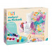 HappiHobbi Painting Workshop Aquarelle Drawing Set With Wooden Easel For Ages 7+