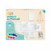 HappiHobbi Painting Workshop Aquarelle Drawing Set With Wooden Easel For Ages 7+