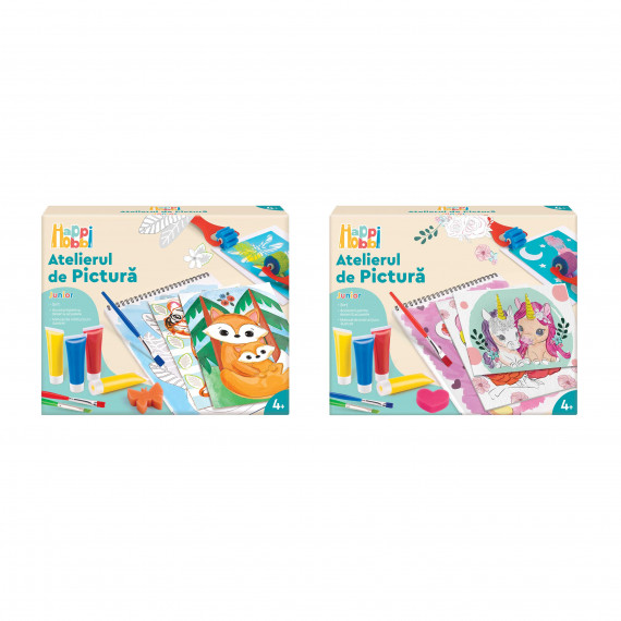 HappiHobbi Painting Workshop Junior Drawing Set For Ages 4+