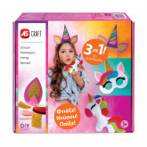 AS Craft Unicorn DIY Toy With 3 Crafts For Ages 3+