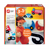 AS Craft Emergency Vehicles DIY Toy With 5 Crafts For Ages 3+