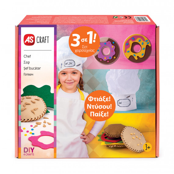 AS Craft Chef DIY Toy With 4 Crafts For Ages 3+