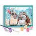 Paint & Frame Paint by Numbers Cute Bunnies For Ages 9+