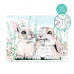 Paint & Frame Paint by Numbers Cute Bunnies For Ages 9+