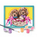 Paint & Frame Paint by Numbers Αdorable Puppies For Ages 9+