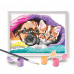 Paint & Frame Paint by Numbers Sweet Friendship For Ages 9+