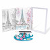 HappiHobbi Paint & Frame Paint by Numbers Spring Paris For Ages 12+