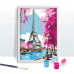 HappiHobbi Paint & Frame Paint by Numbers Spring Paris For Ages 12+