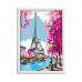 HappiHobbi Paint & Frame Paint by Numbers Spring Paris For Ages 12+