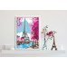 HappiHobbi Paint & Frame Paint by Numbers Spring Paris For Ages 12+