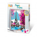 HappiHobbi Paint & Frame Paint by Numbers Spring Paris For Ages 12+