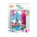 HappiHobbi Paint & Frame Paint by Numbers Spring Paris For Ages 12+