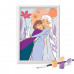 HappiHobbi Paint & Frame Paint by Numbers Disney Frozen For Ages 6+
