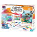 Painting Workshop Acrylic Drawing Set With Wooden Easel For Ages 7+