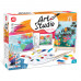 Painting Workshop Acrylic Drawing Set With Wooden Easel For Ages 7+